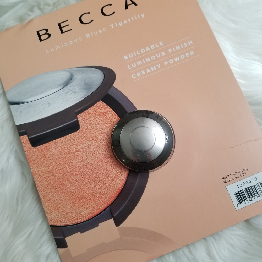 NIB BECCA Luminous Blush Tigerlilly Creamy Powder… - Picture 4 of 6